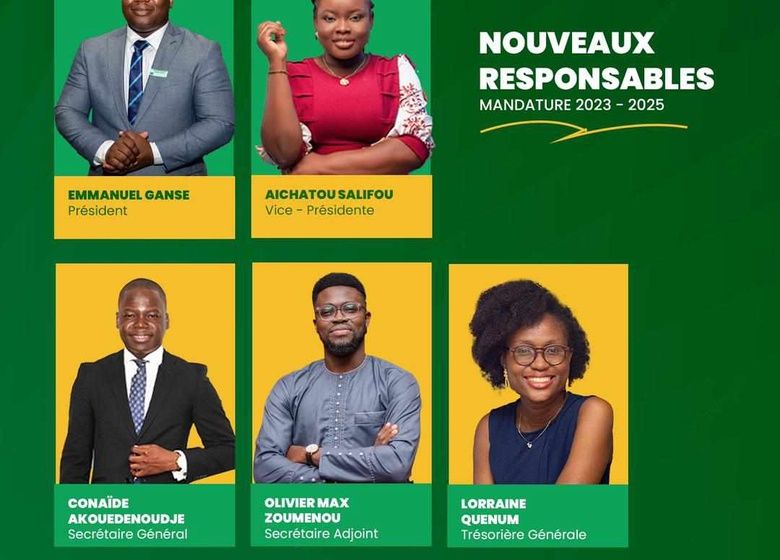 Nouveau bureau de l'association des blogueurs du Bénin