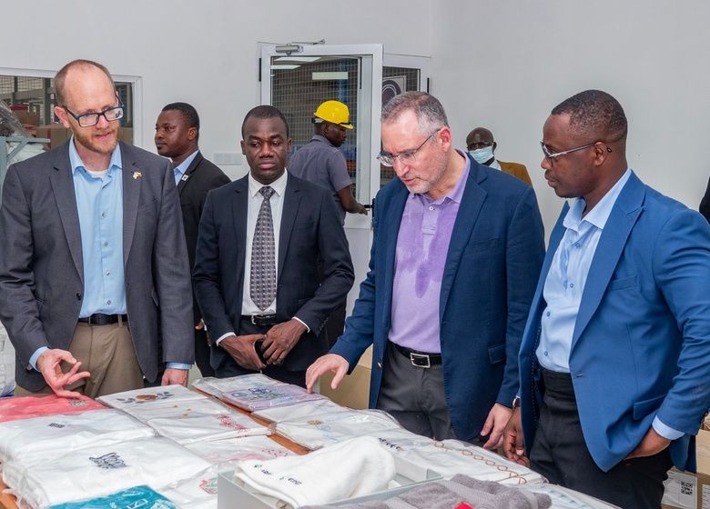 La délégation américaine en visite à la GDIZ Bénin