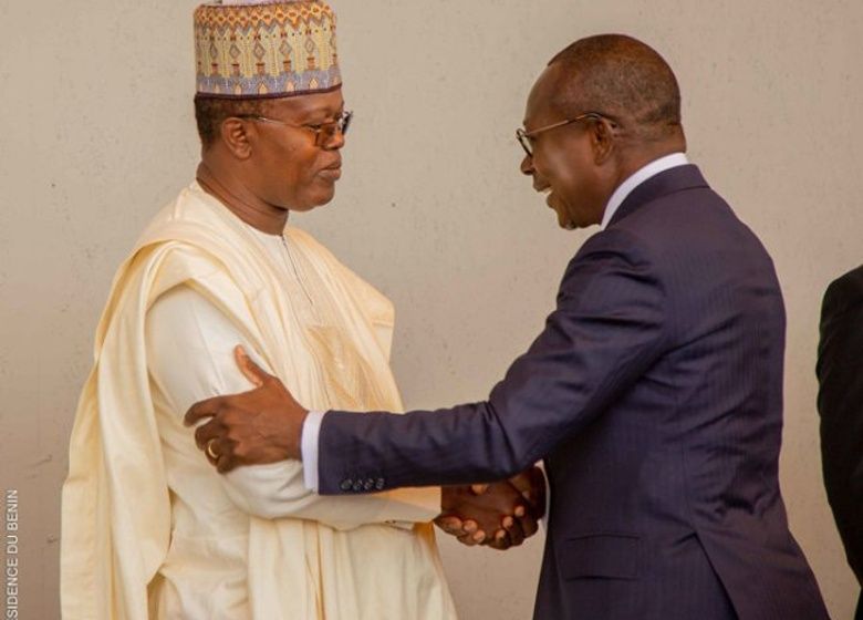 Le député Eric Houndété et Patrice Talon