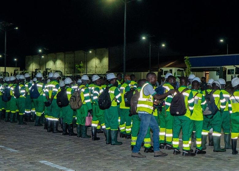 Des agents de la SGDS regroupés au sein de la nouvelle base logistique moderne à Akpakpa